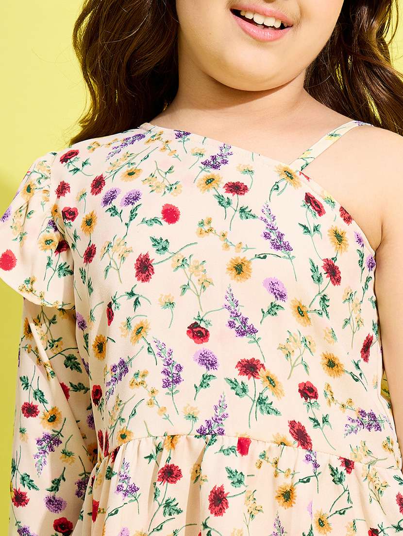 girls floral printed full length set - 21150523 - Standard Image - 4
