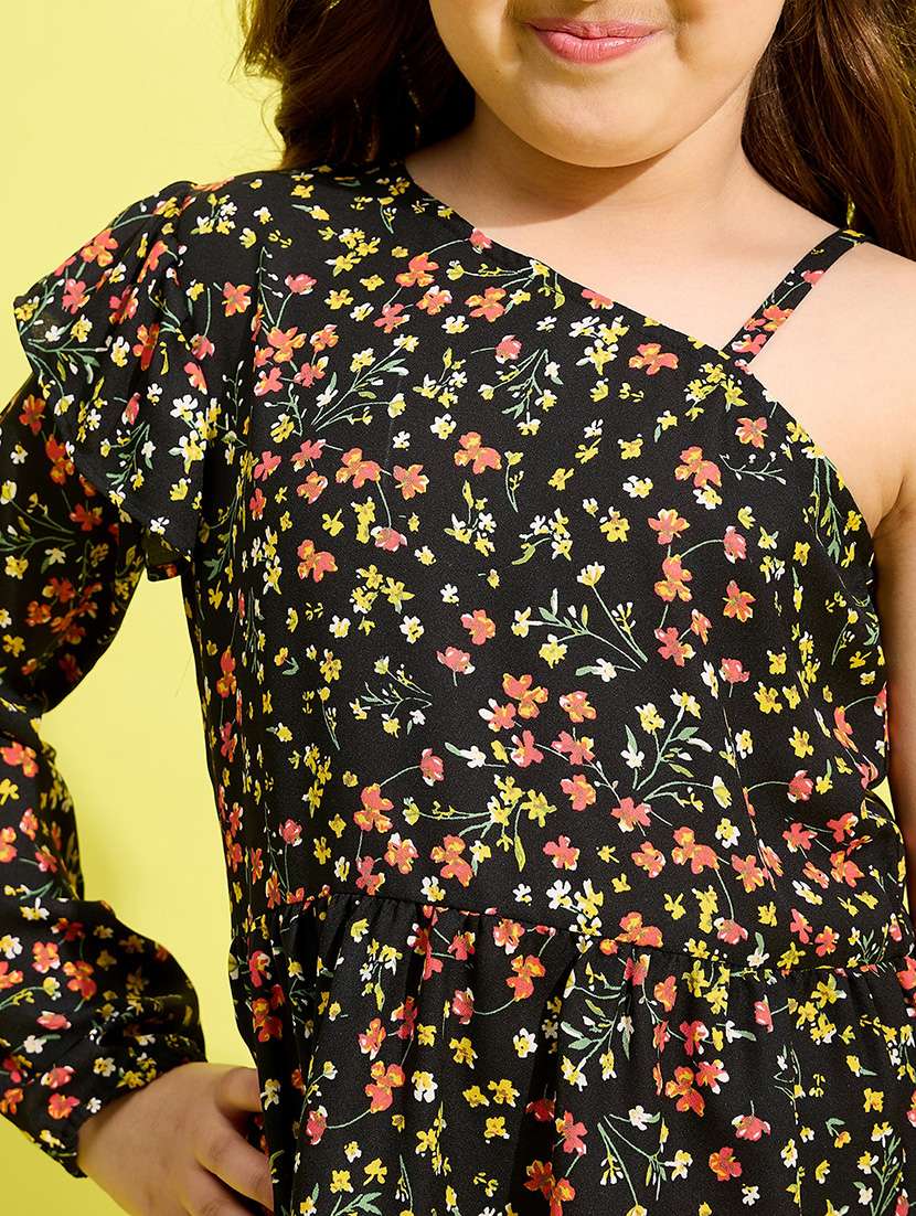 girls floral printed full length set - 21150524 - Standard Image - 4