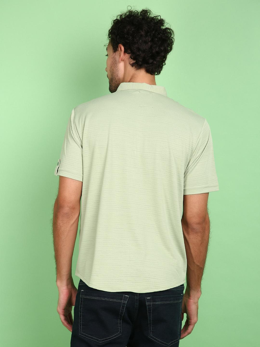 green cotton front print tshirt - 21151242 - Standard Image - 4