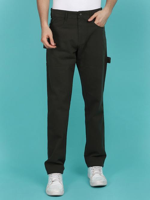 green cotton casual trouser - 21151271 -  Standard Image - 0