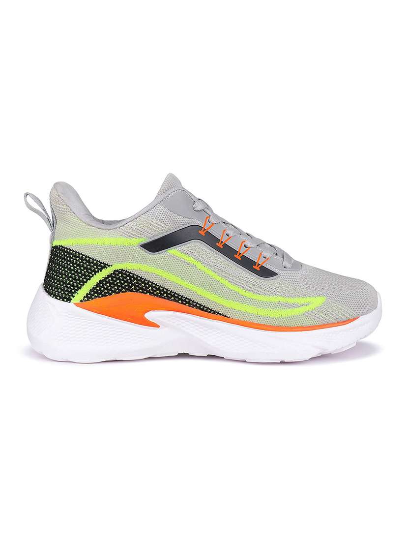grey colourblocked sports shoes - 21151668 -  Standard Image - 1