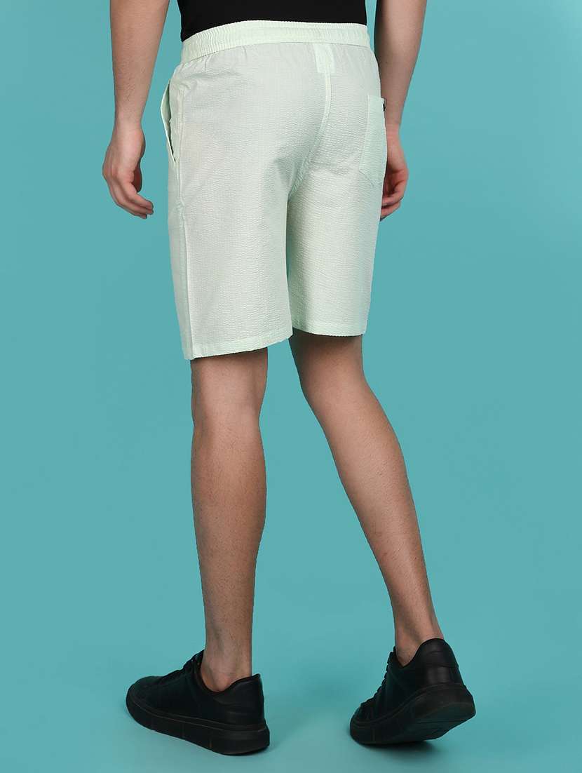 men sea green solids short - 21151685 -  Standard Image - 4