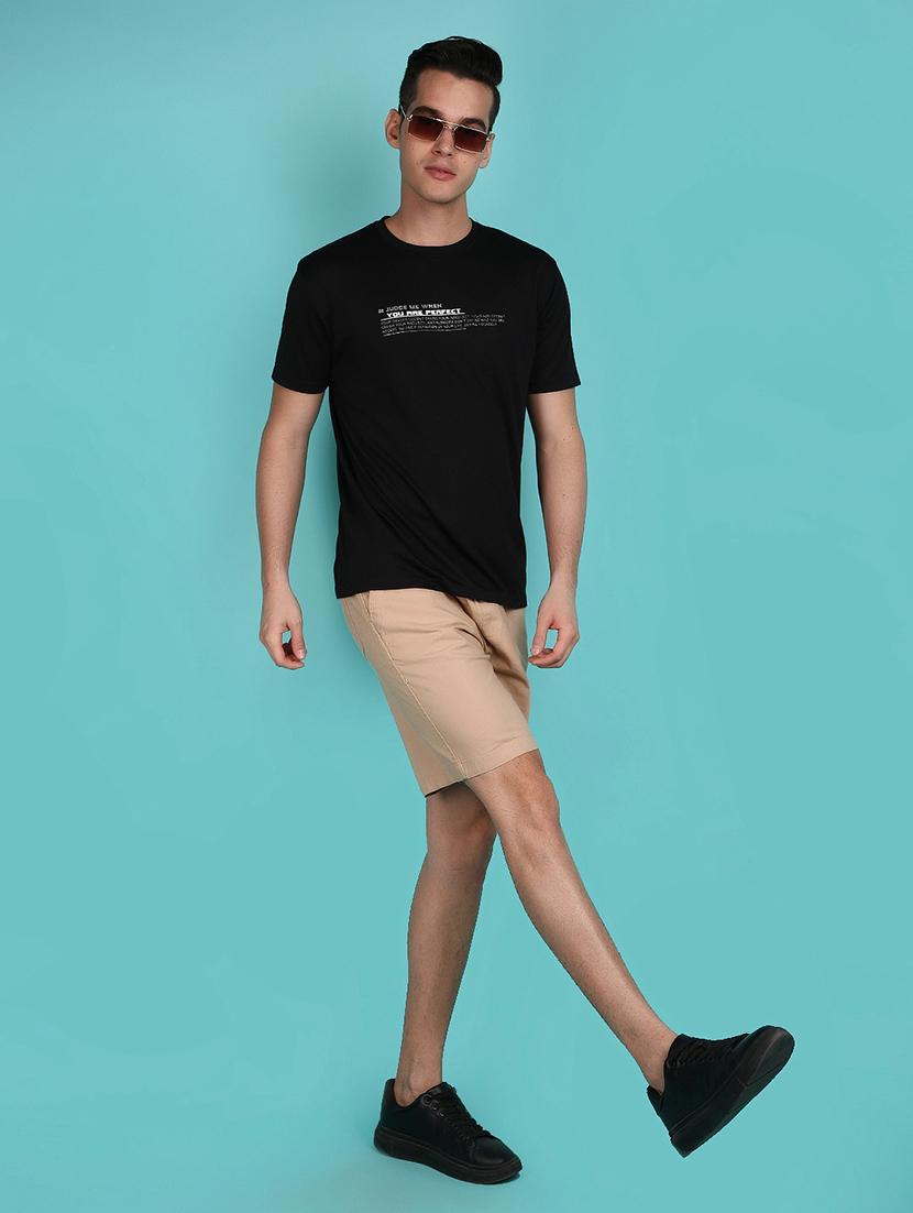 men beige solids short - 21151686 - Standard Image - 4