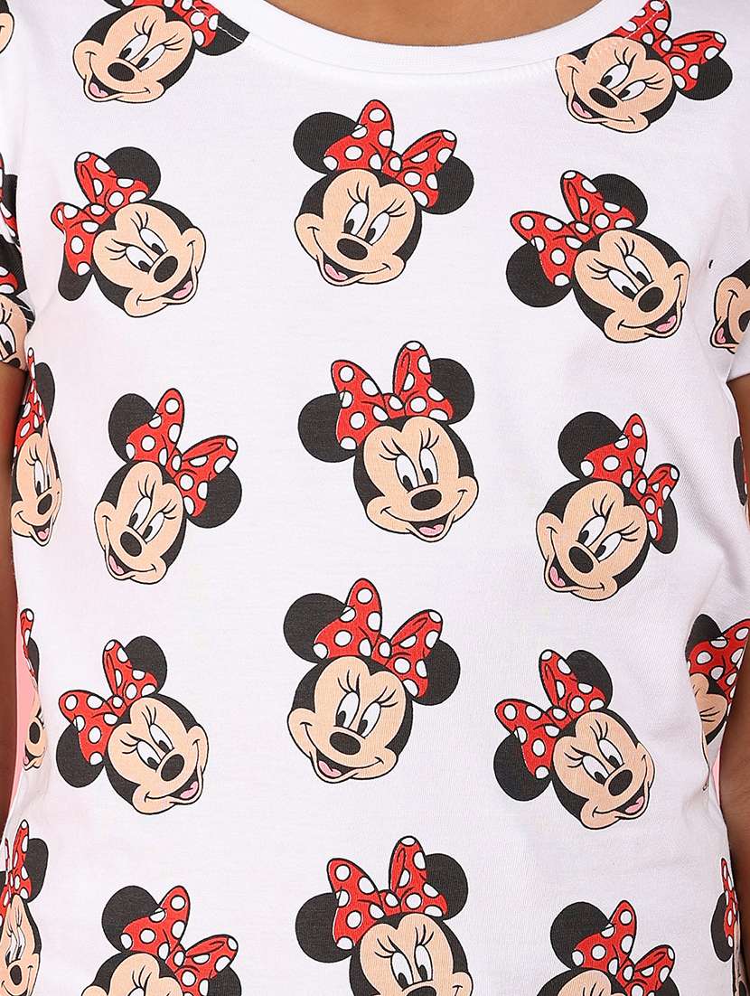 girls white printed regular tee - 21151775 -  Standard Image - 6