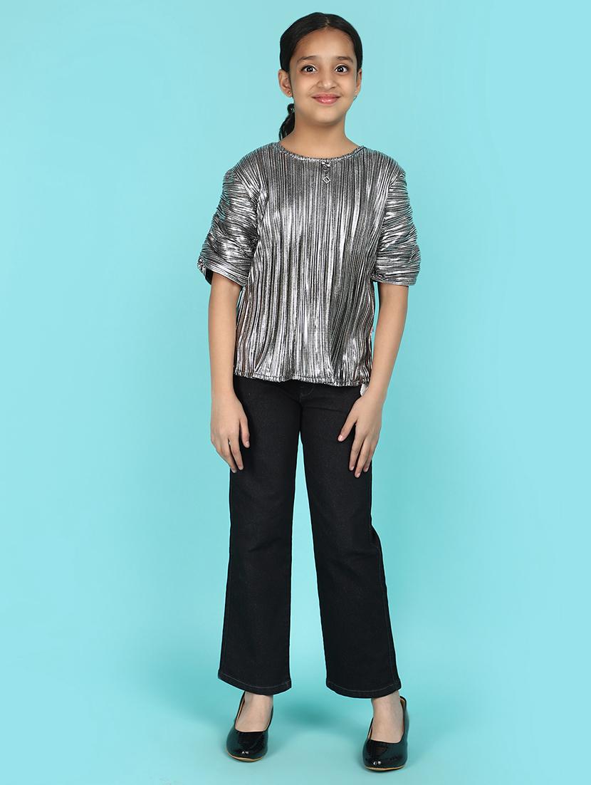 grey metallic cotton top - 21151779 - Standard Image - 4