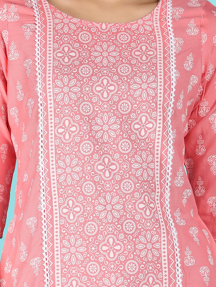 women three quarter sleeve straight kurta - 21151789 - Standard Image - 6