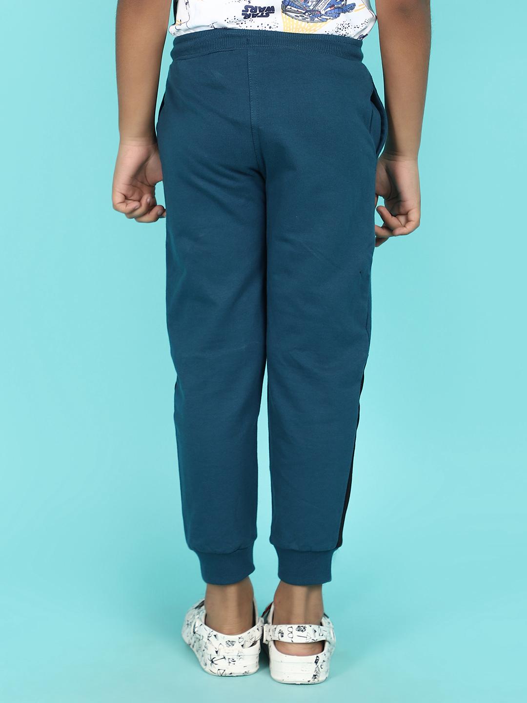 teal cotton single jersey trouser - 21151808 - Standard Image - 4