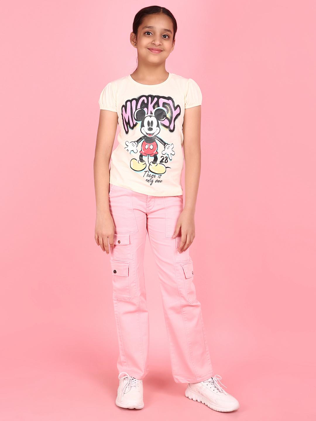 off white cotton single jersey tshirt - 21151809 - Standard Image - 1
