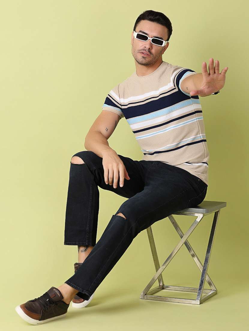 men black solid jean - 21151854 -  Standard Image - 4