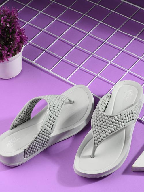 solid grey slippers - 21153313 - Standard Image - 0