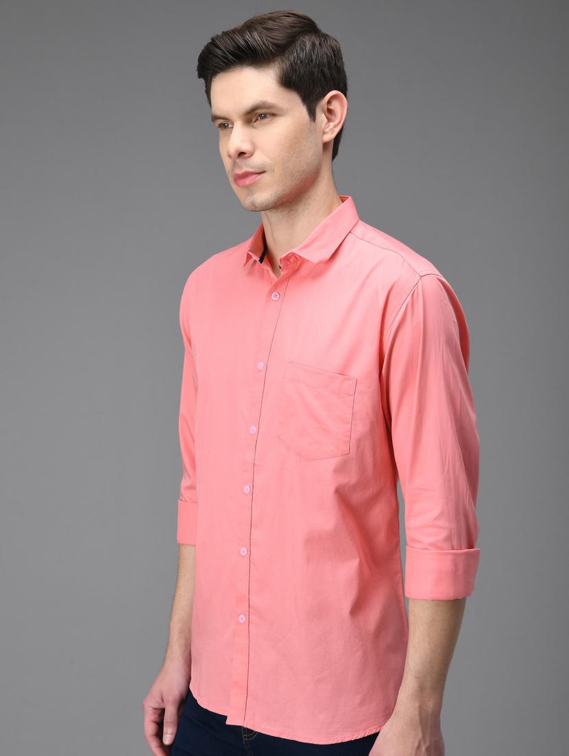men solid cotton casual shirt - 21153408 -  Standard Image - 1
