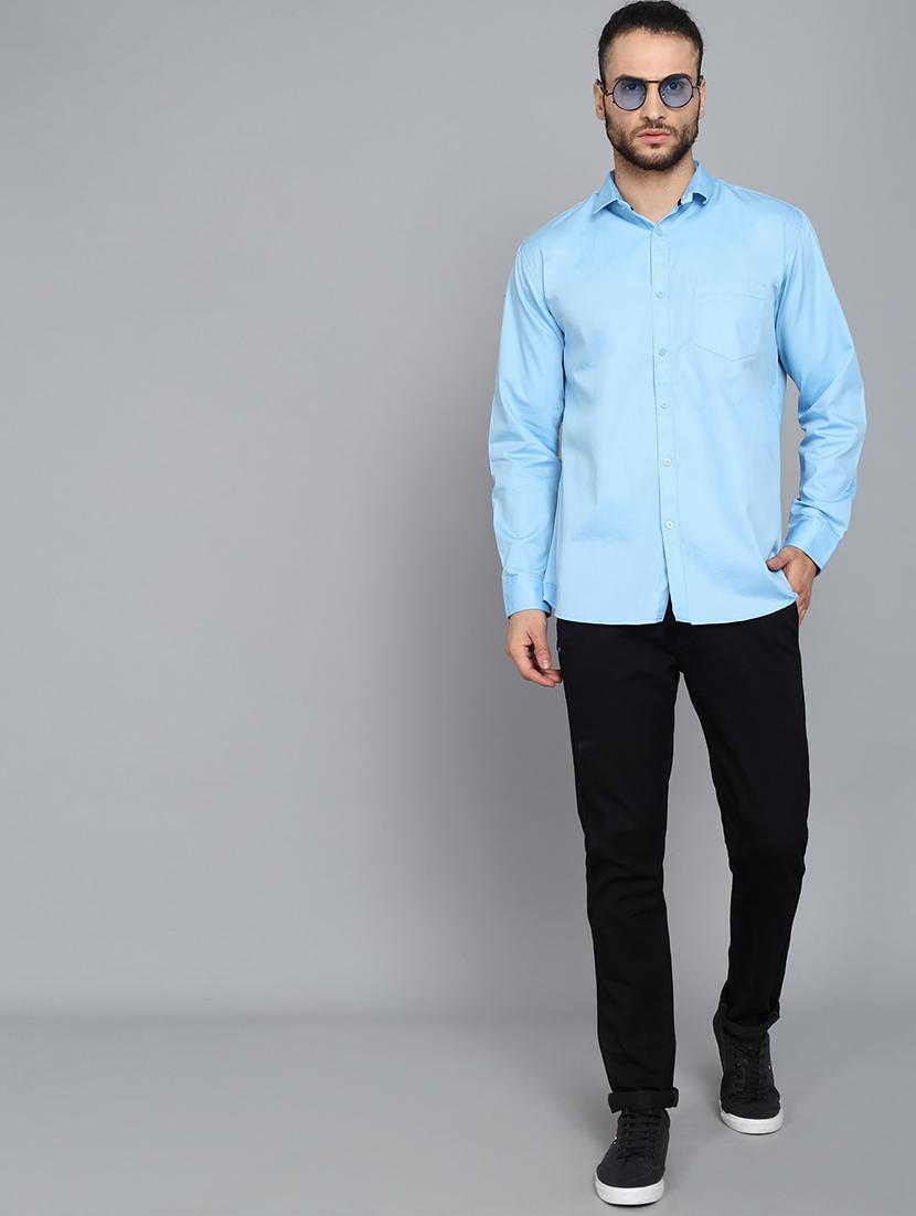 men solid cotton casual shirt - 21153419 - Standard Image - 4