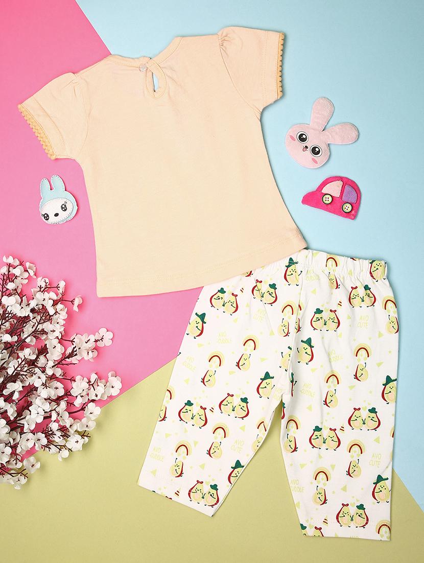 kids printed t-shirt and pajama set - 21153590 -  Standard Image - 1