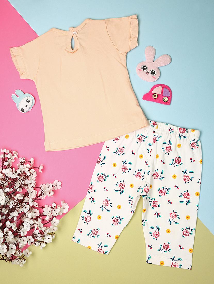 kids printed t-shirt and pajama set - 21153592 -  Standard Image - 1