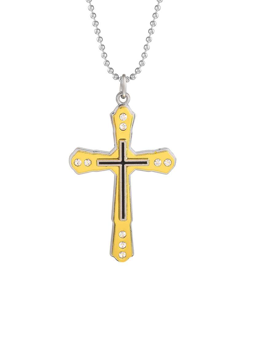 men's gold metal pendant - 21155917 - Standard Image - 1