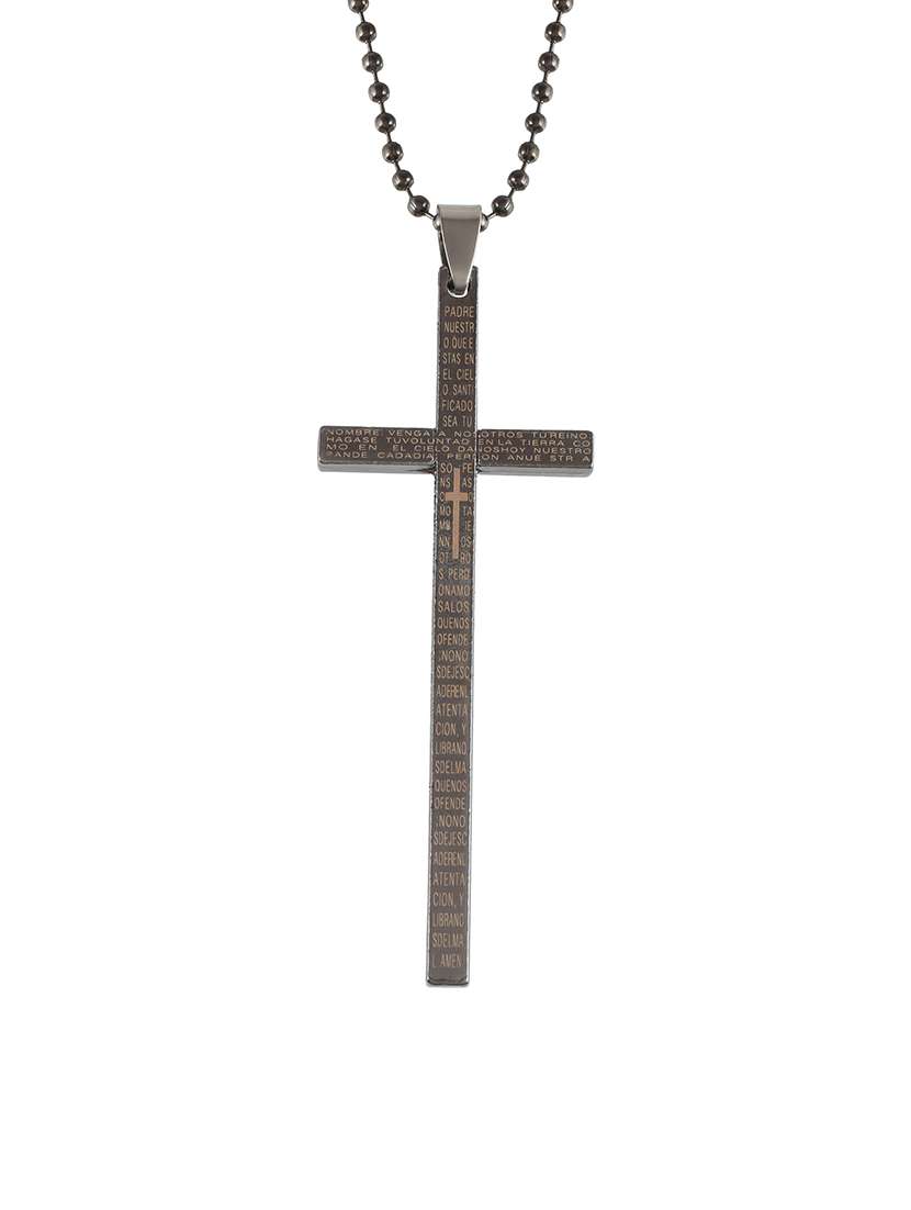 men's beige metal pendant - 21155922 - Standard Image - 1