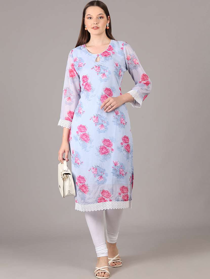 women floral kurta legging set
