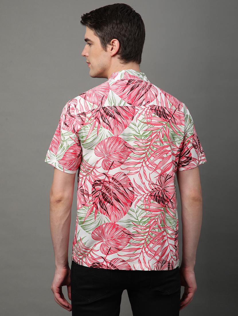 pink rayon casual shirt - 21156002 - Standard Image - 4