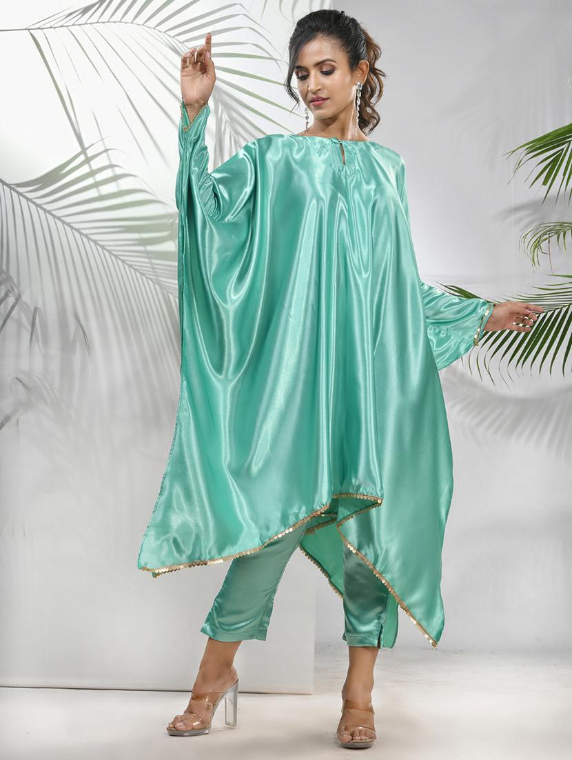 women solid color kaftan kurta - 21157695 - Standard Image - 1