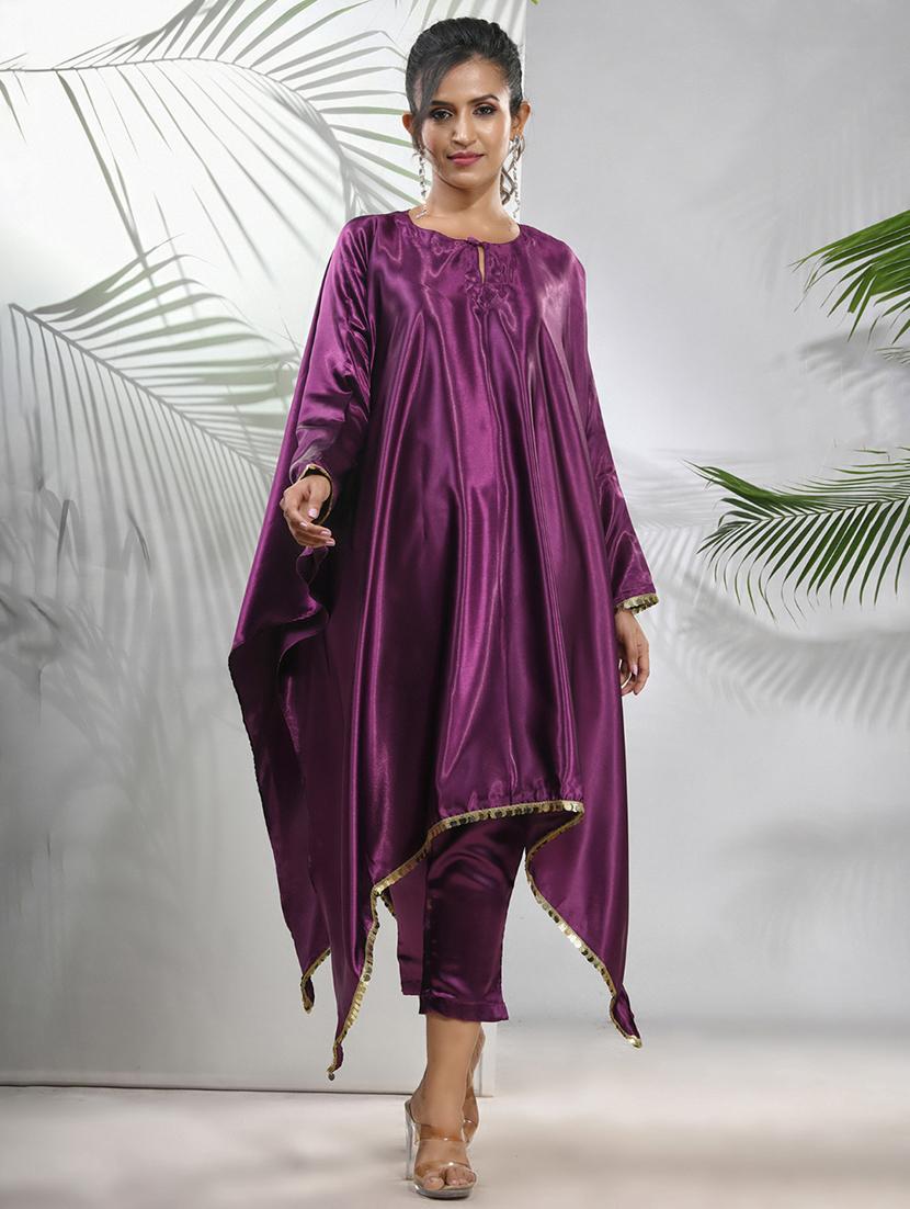 women solid color kaftan kurta - 21157696 -  Zoom Image - 0