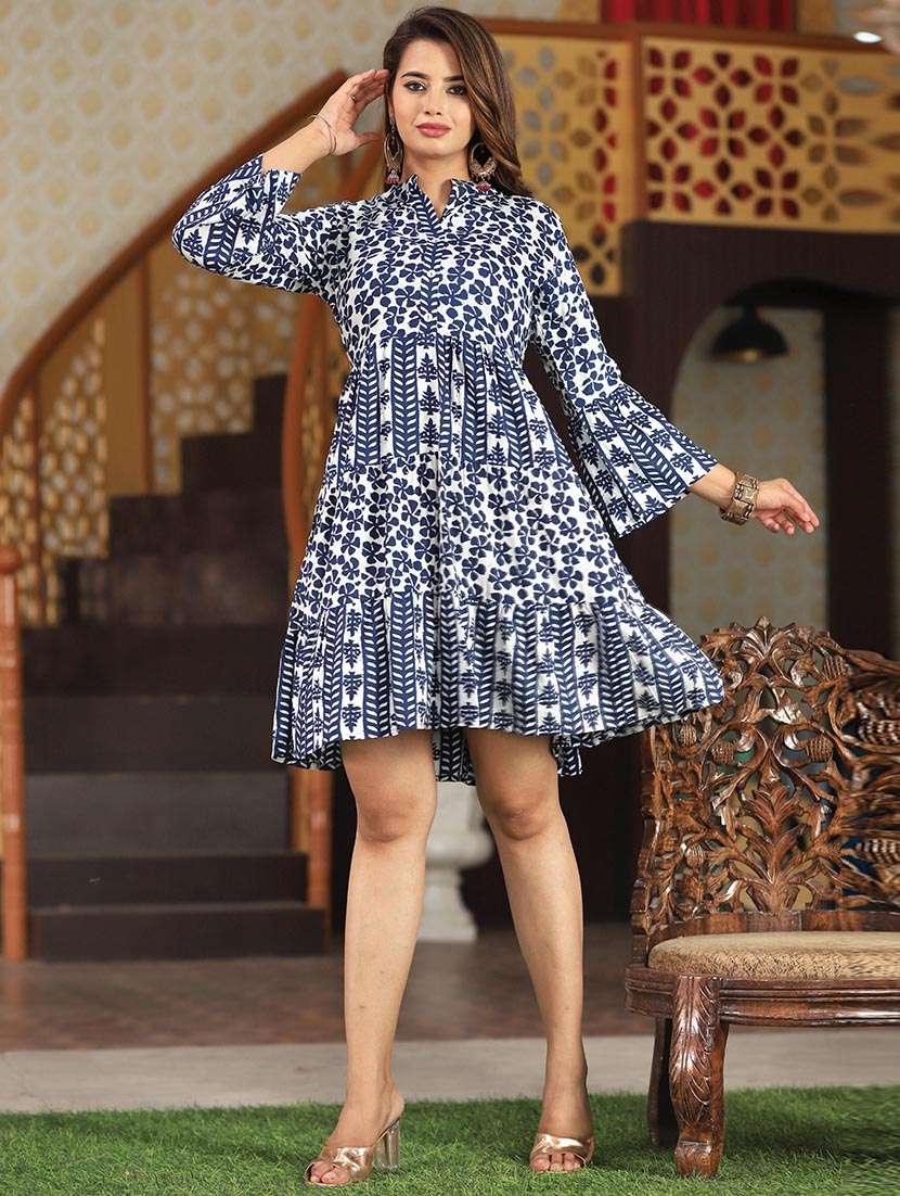 women floral print tiered dress - 21158131 -  Standard Image - 1