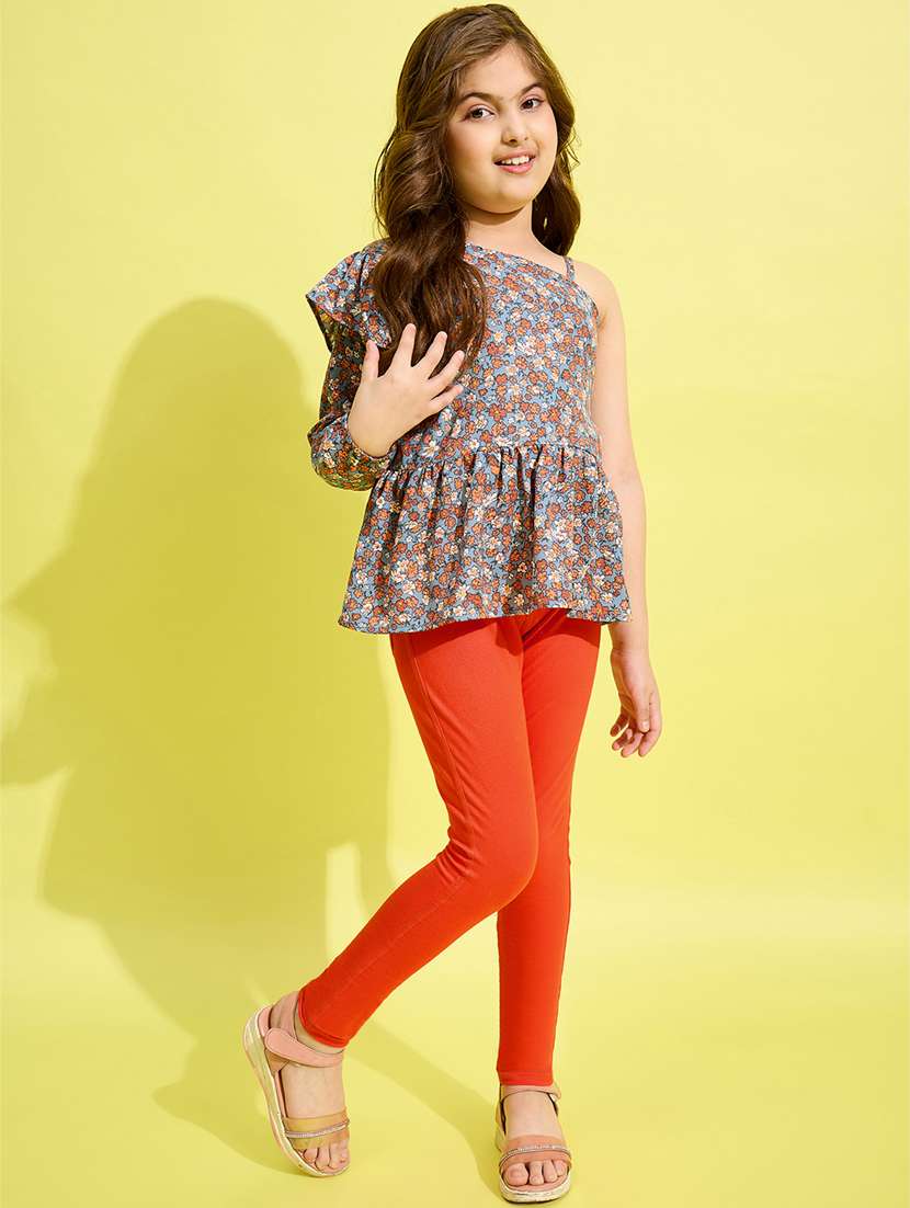 girls floral printed full length set - 21158393 -  Standard Image - 1