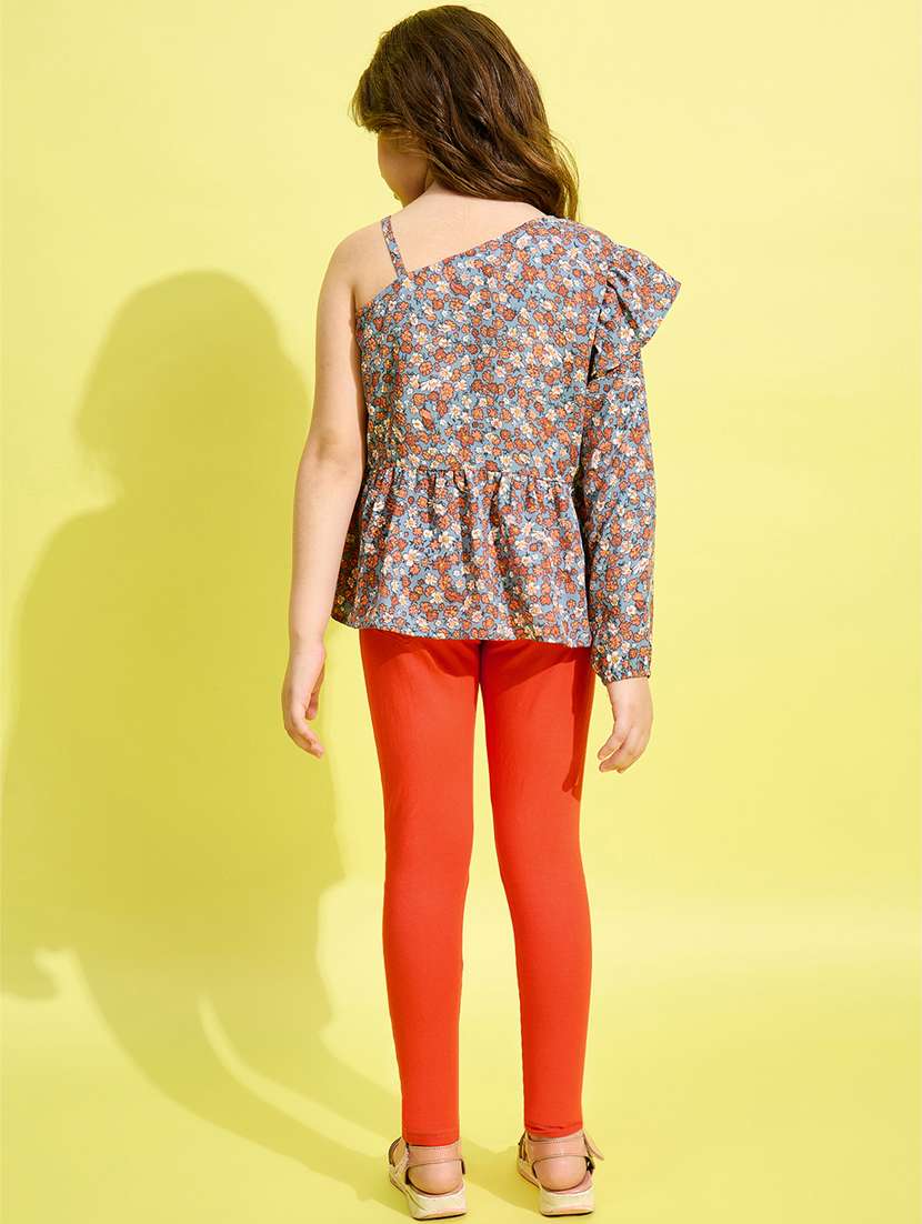 girls floral printed full length set - 21158393 -  Standard Image - 4