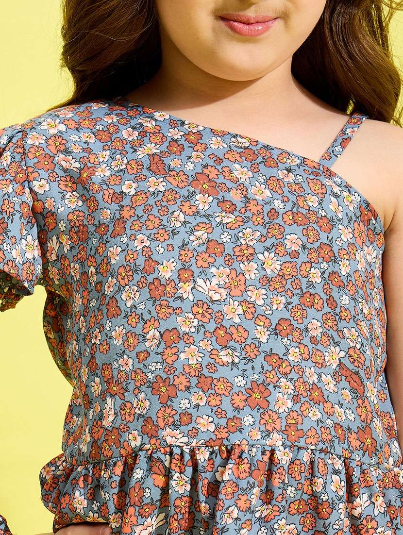 girls floral printed full length set - 21158393 -  Standard Image - 6