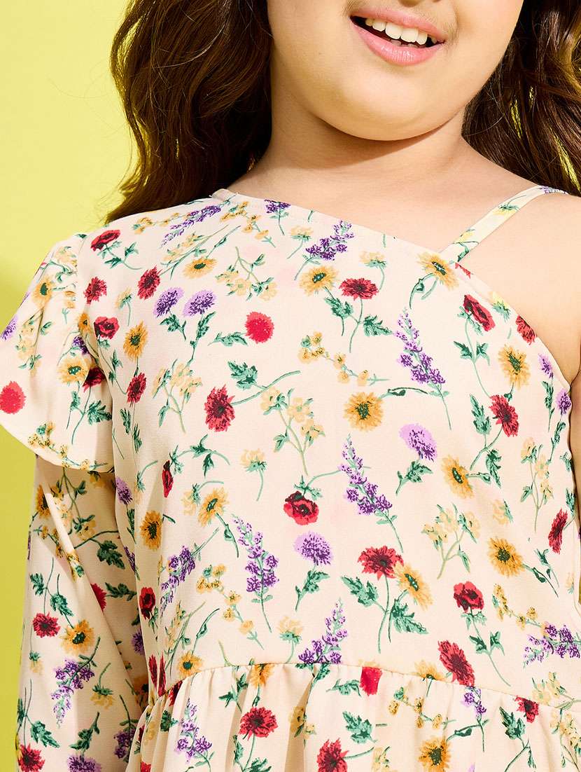 girls floral printed full length set - 21158405 -  Standard Image - 6