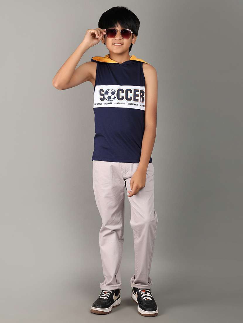 navy blue typographic vest - 21158646 -  Standard Image - 4