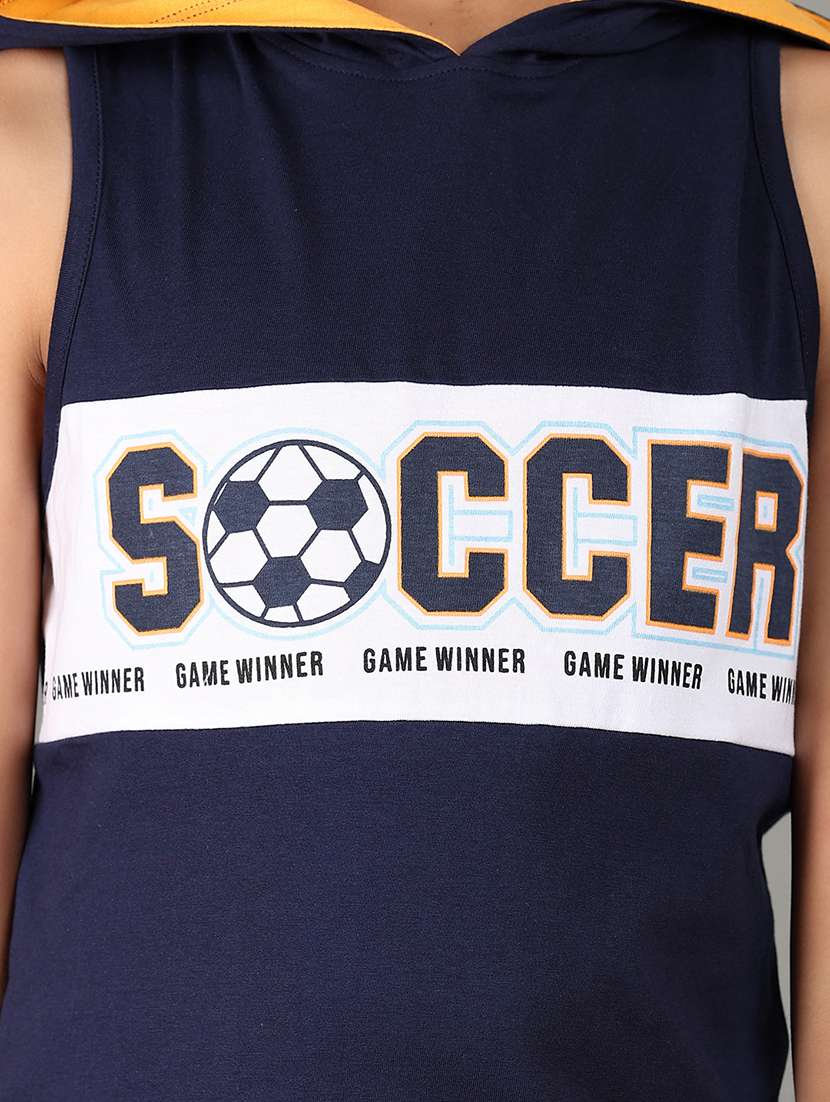 navy blue typographic vest - 21158646 -  Standard Image - 6