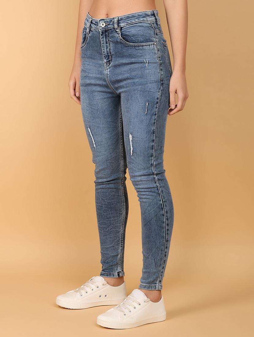 blue denim plain jeans - 21158874 - Standard Image - 1