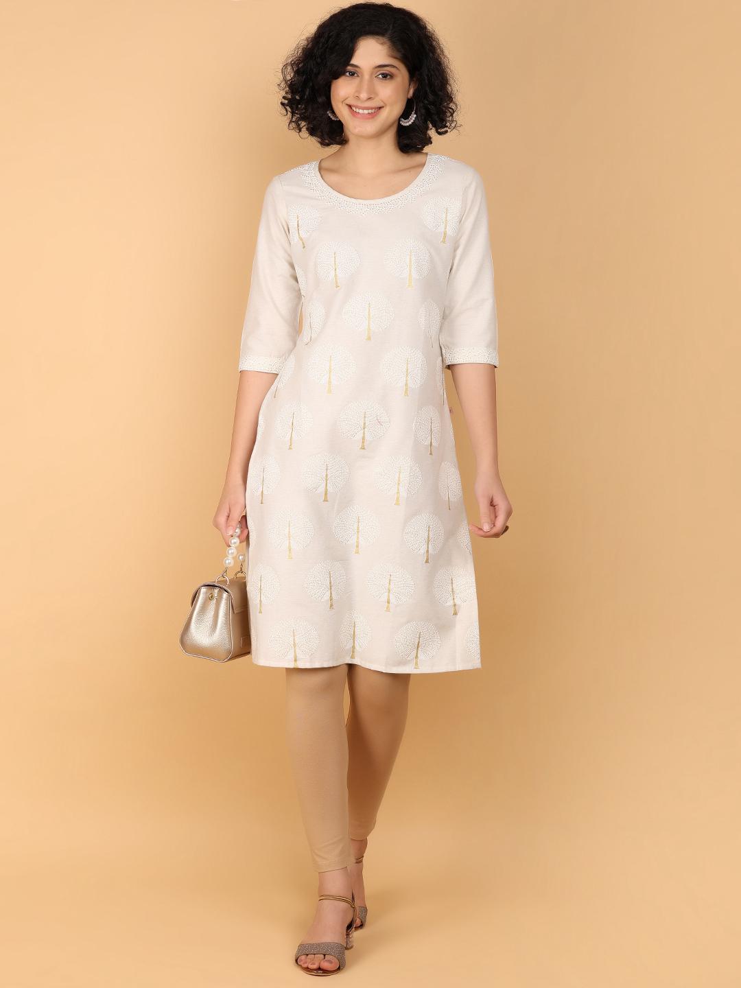 off white flex kurta - 21158934 - Standard Image - 6