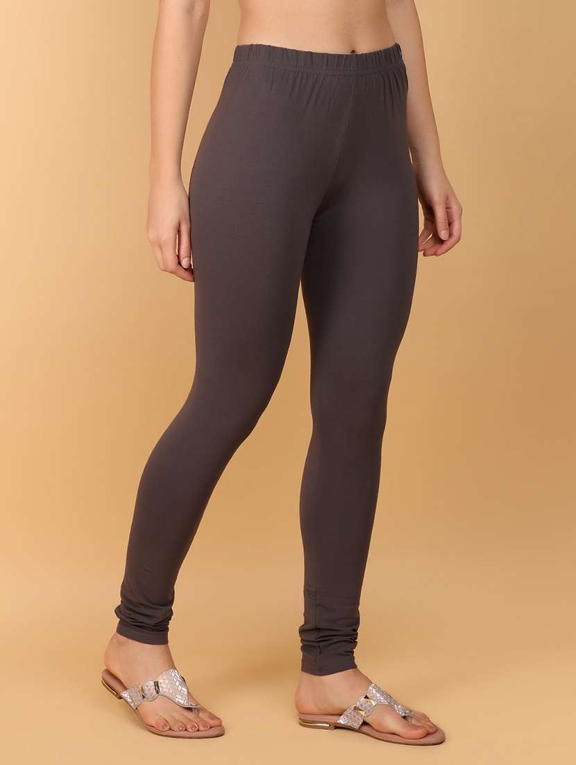 women grey cotton leggings - 21160188 -  Standard Image - 1