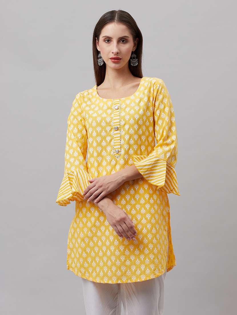 women printed a-line kurti - 21161187 - Zoom Image - 0