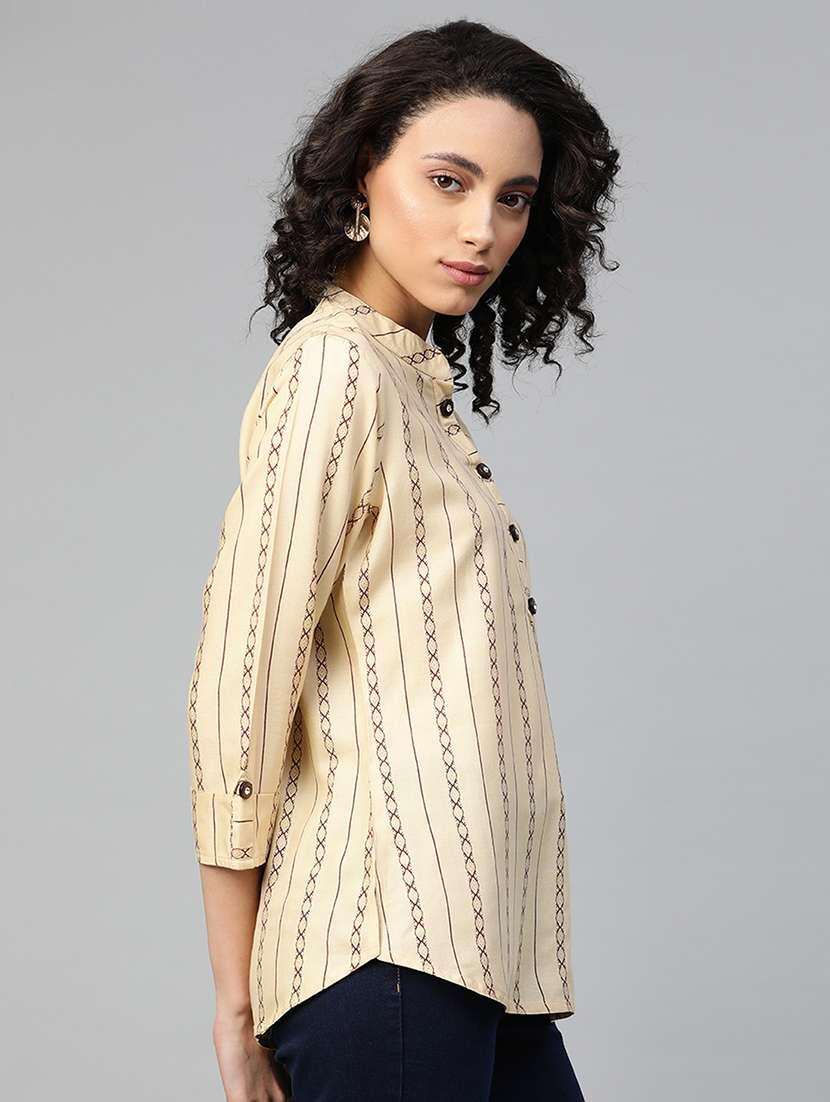 women printed straight kurti - 21161223 -  Standard Image - 1