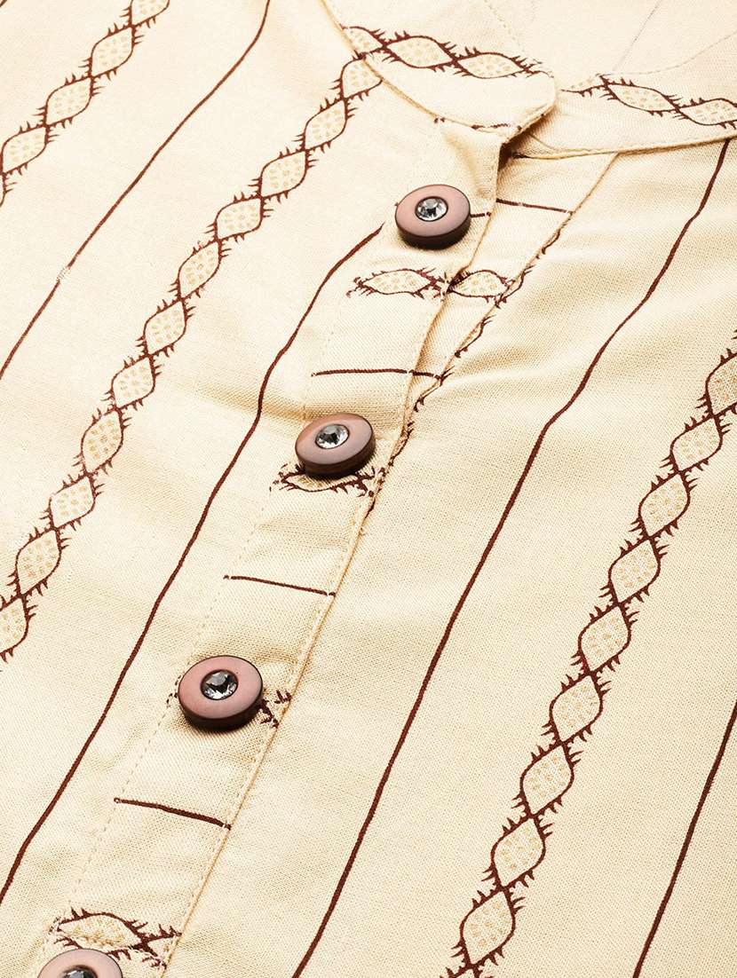 women printed straight kurti - 21161223 -  Standard Image - 4