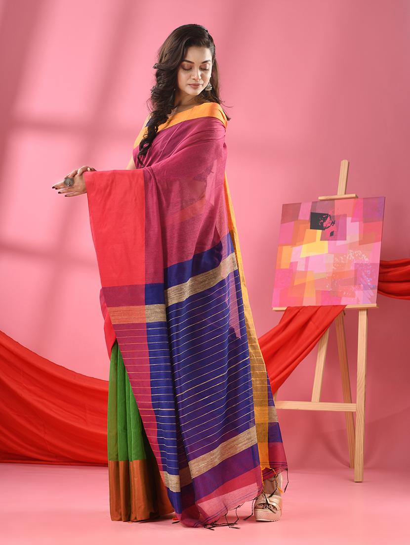 women self design handloom saree - 21161834 - Standard Image - 1