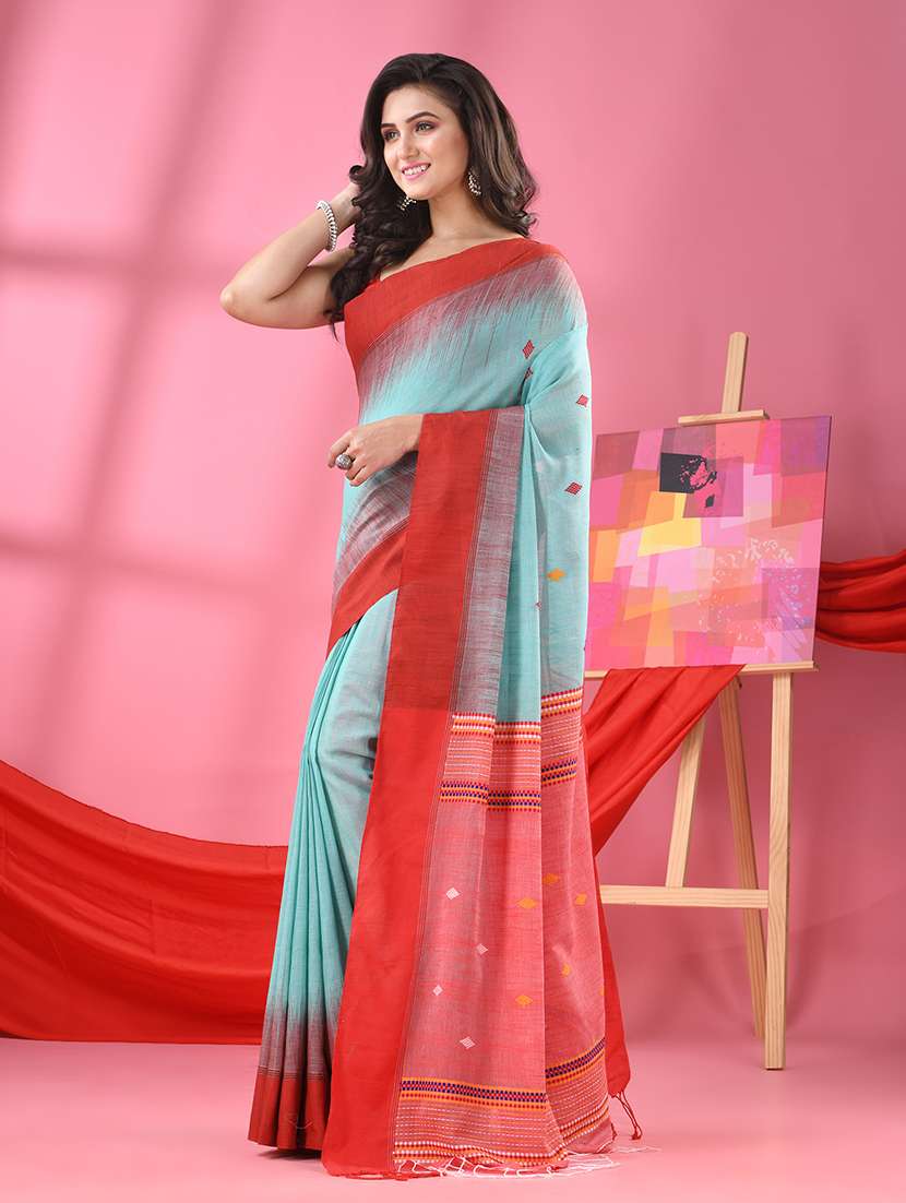 self design handloom saree - 21161914 -  Standard Image - 1