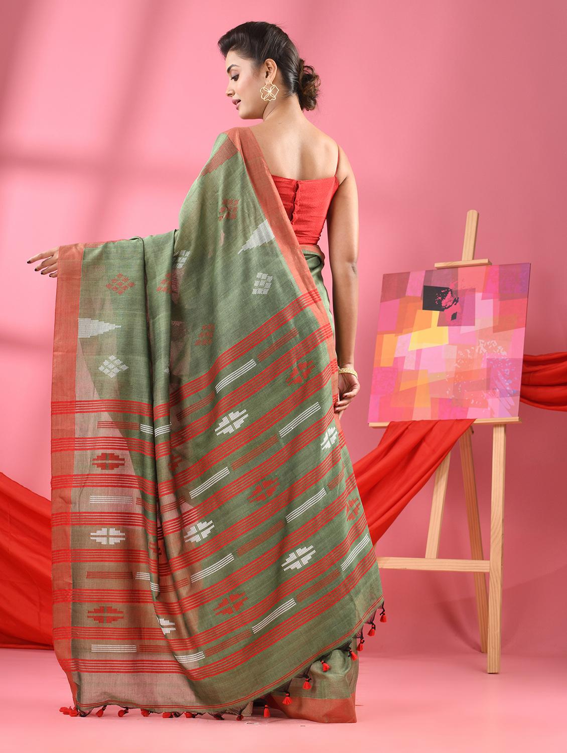 women handloom saree - 21161926 - Standard Image - 1
