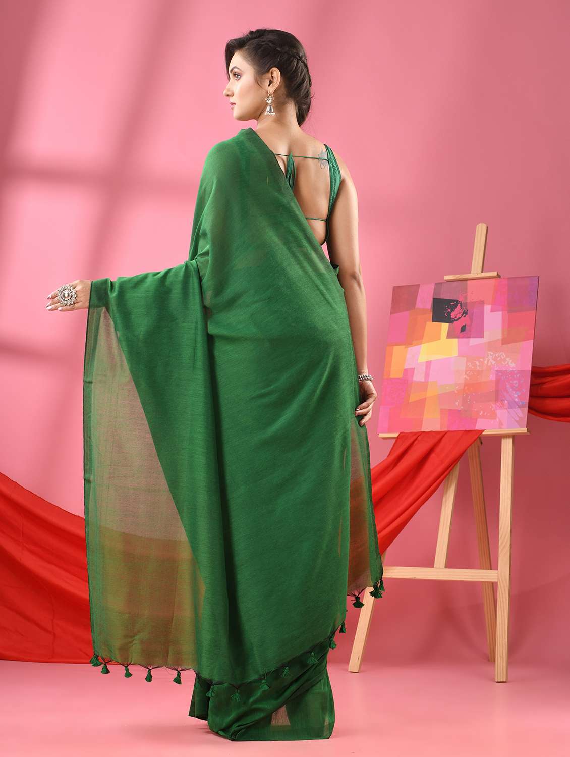 women handloom saree - 21161974 - Standard Image - 1