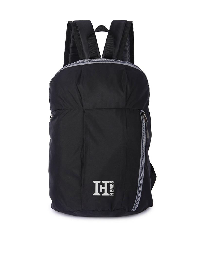 black color block regular backpack - 21167335 -  Zoom Image - 0