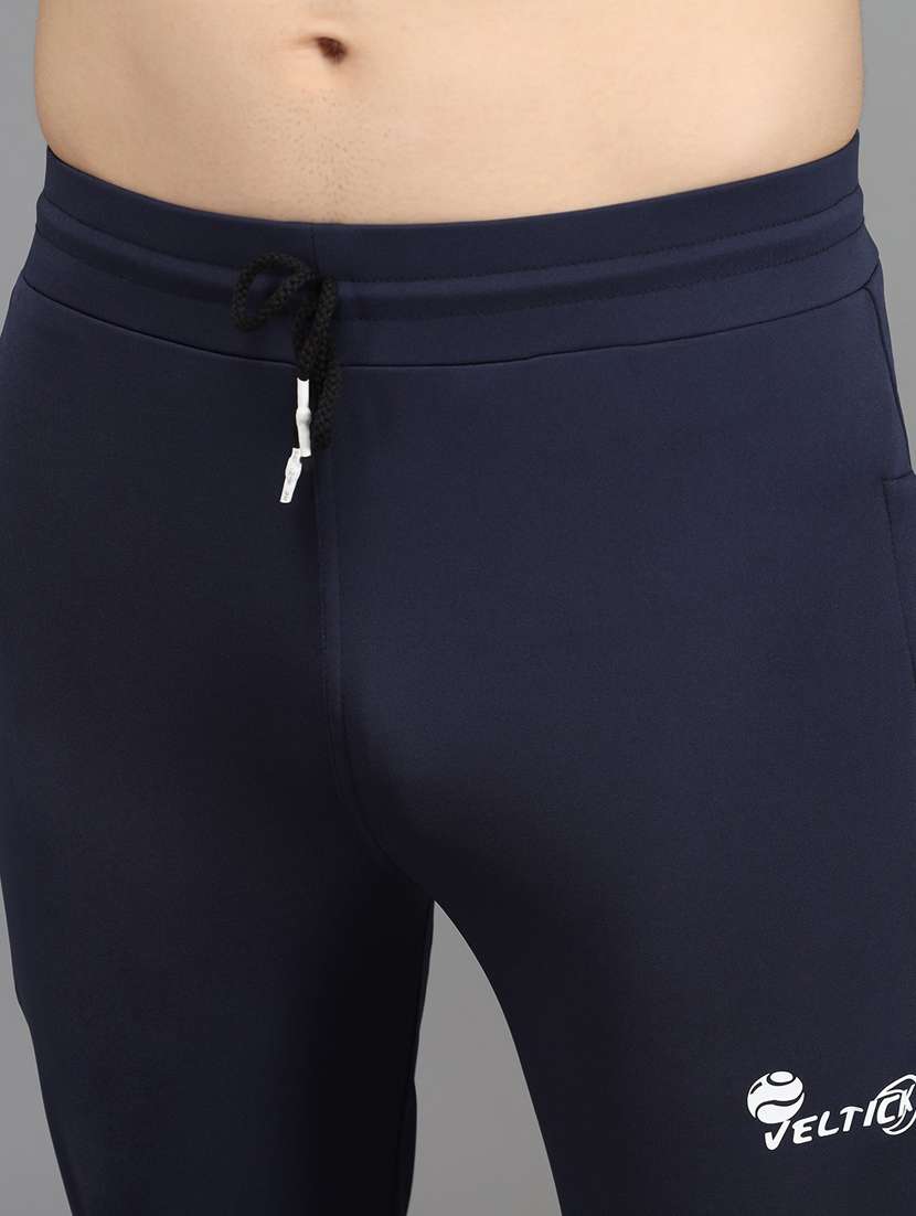 men solid lycra ankle length track pant - 21167354 - Standard Image - 4