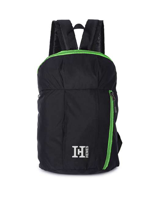 black color block regular backpack - 21167366 -  Standard Image - 0