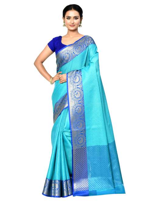 women self design banarasi saree with blouse - 21167807 - Standard Image - 0