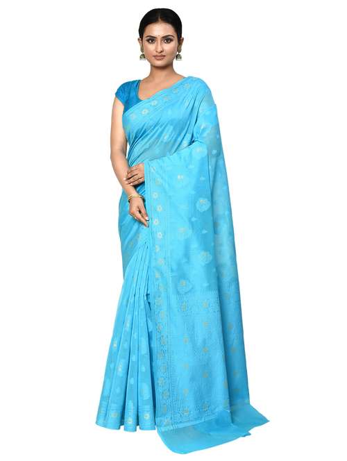 women self design banarasi saree with blouse - 21167815 -  Standard Image - 0
