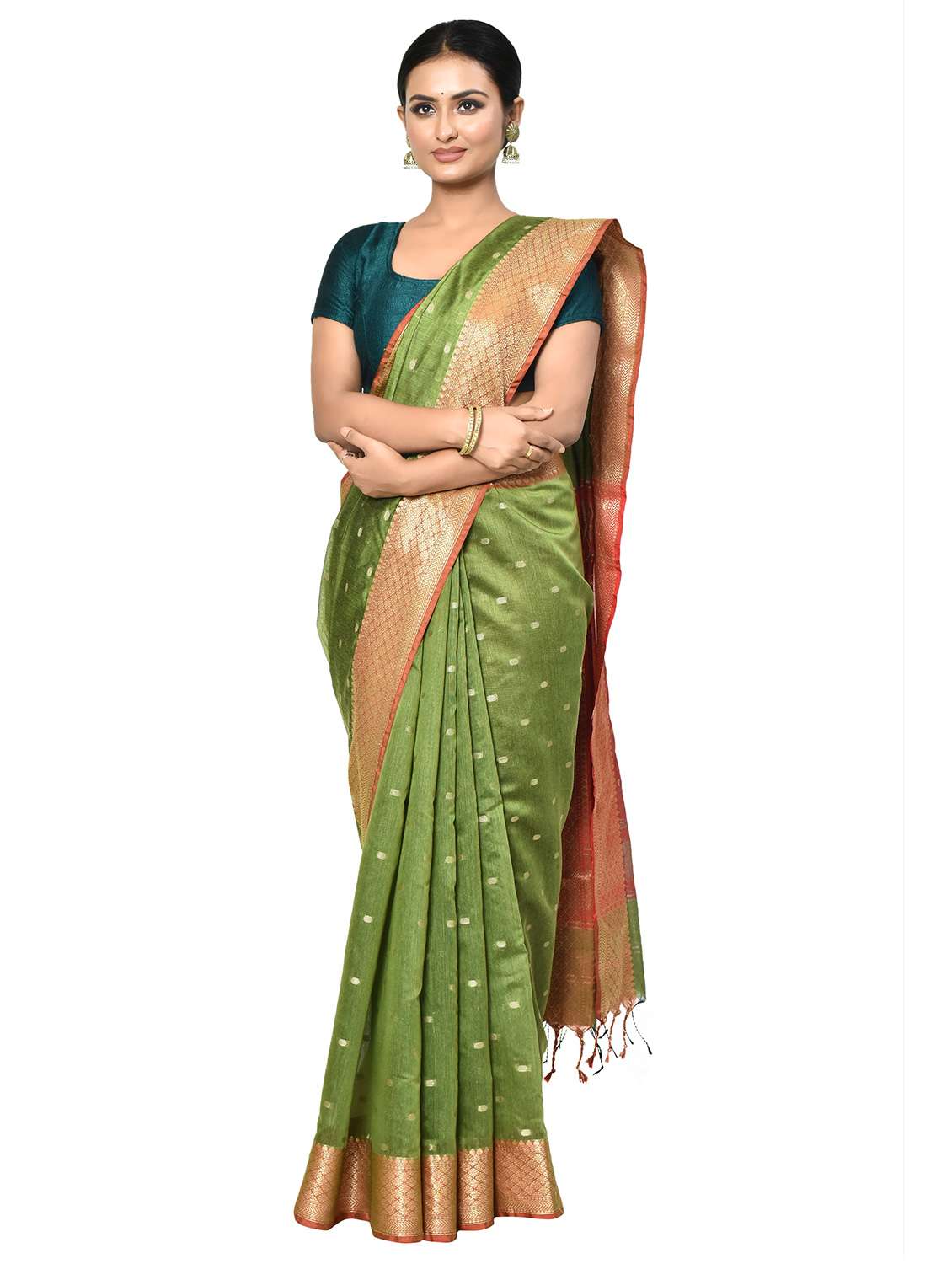 women self design banarasi saree with blouse - 21167845 -  Standard Image - 1