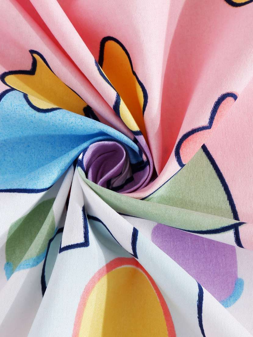 home sizzler 144tc microfibre kid's unicorn single bedsheet with 1 pillow cover - 21167891 - Standard Image - 1