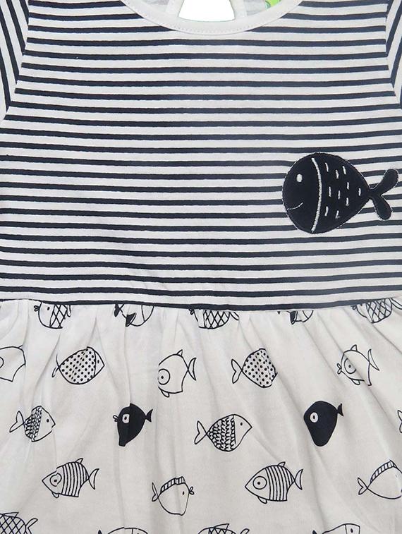 girls stripes printed twin set - 21167900 - Standard Image - 4