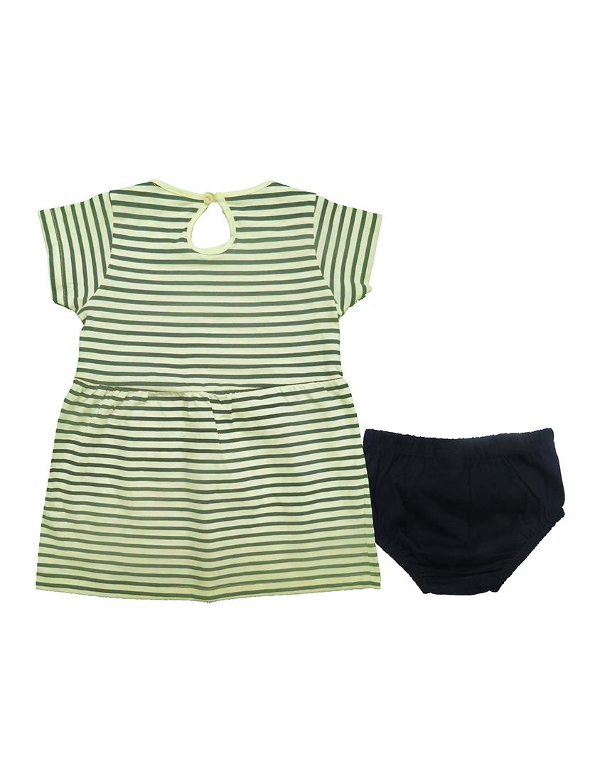 girls stripes printed twin set - 21167903 - Standard Image - 1